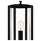 Quoizel Hazel 1-Light Earth Black Outdoor Post Lantern HAZ9009EK - alternate 5